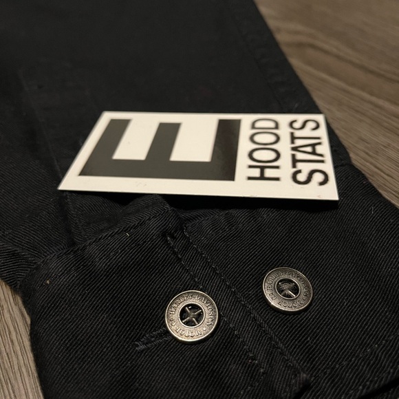 Harley Davidson Black Button Down Long Sleeve Embroidered Logo Mens Size L Shirt - Picture 14 of 17